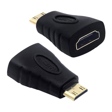 Techly Mini HDMI - HDMI M/F Negro