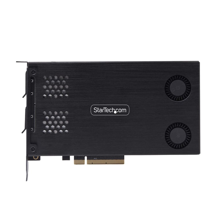 StarTech.com Double baie amovible pour 2 SSD .2 NVMe vers PCIe x8 - vue 3