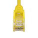 StarTech.com Cable Ethernet CAT6 Amarillo Fino de 1,5m, Sin Enganche, 100W PoE, UTP, LSZH, Cable de Cobre Puro 28AWG, Cable Patch de Red RJ45 con Sujetacables, Controlado Fluke