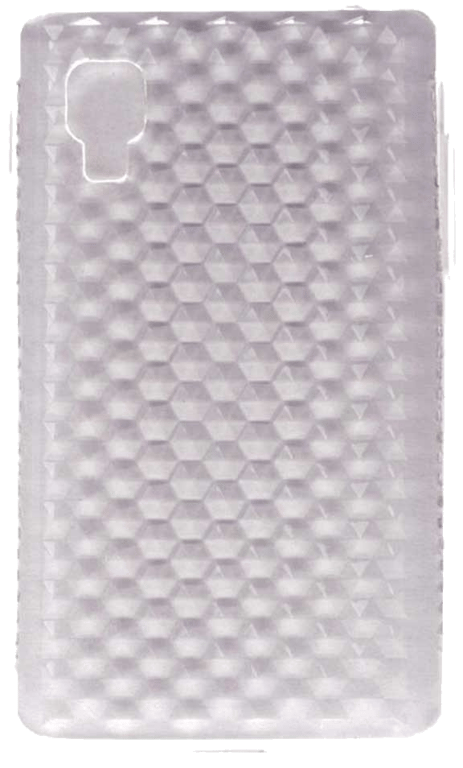 Coque silicone unie compatible Givré Blanc LG Optimus L4 II