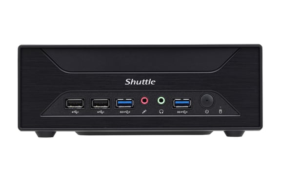 Shuttle XPC slim Barebone XH510G - S1200, Intel H510, 1xDP, 1xHDMI, 1x PCI-E 16X, 1x LAN, 1x 2.5'', 2x M.2, fonctionnement permanent 24/7