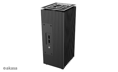Akasa Turing TN Facteur de forme ultra petit (USFF) Noir - Neuf