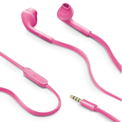 Celly UP100PK Auricolare/Cuffia cablata per chiamate/musica Rosa