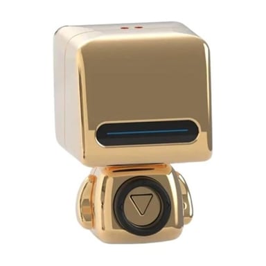 Mob - Altoparlante Astro - Piccolo altoparlante portatile - Altoparlante potente - Design divertente e originale - Oro