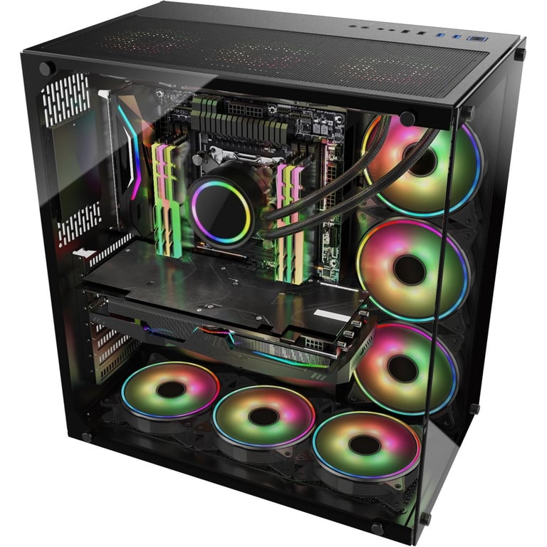Inter Tech C 701 Panorama Full Tower Neuf - vue 3