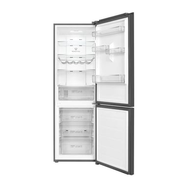 Réfrigérateur combiné - TCL - RP318BSC0 - 2 portes - Classe C - 318 L - 59,5 x 65 x 185 cm - Gris Quartz