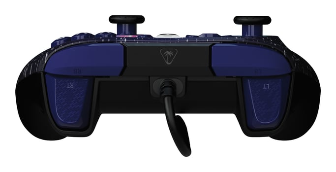Turtle Beach Rematch Advanced Dark Cosmos Controller di gioco cablato - Licenza Xbox Series XS, Xbox One e PC con Lenticolare, multi-design, Pulsanti Programmabili, Grilletto e comandi audio