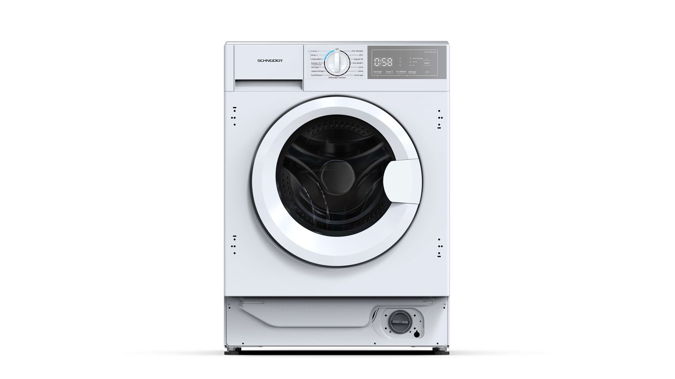 Schneider SCWDI8614 WB Lavante séchante intégrable 8kg Neuf