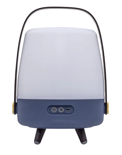 Kooduu Lite-up PLAY Mini Enceinte portable mono Bleu, Blanc, Bois 8 W - Neuf
