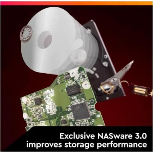 Disque dur Interne - WESTERN DIGITAL - Red Plus - 2To - 3.5 - Dédié NAS - 5400 RPM Class - SATA 6 GB/s (WD20EFPX) - Neuf