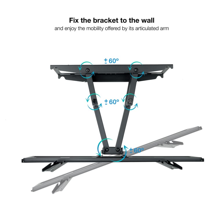 Support mural pour TV 37 80 LP7866TN B Neuf - vue 3