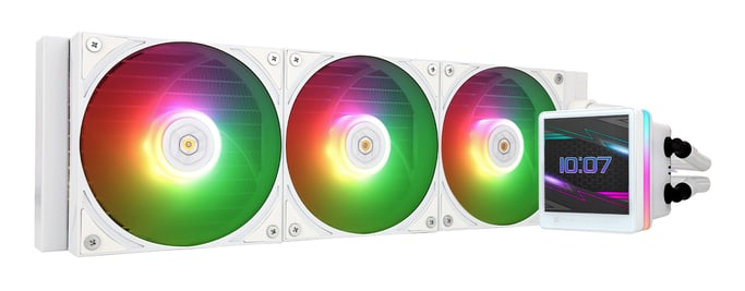 Thermalright Grand Vision 360 ARGB Processeur Kit de refroidissement du liquide 12 cm Blanc