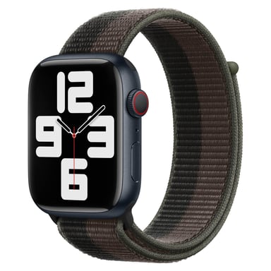 Sport Loop Band pour Apple Watch Series 1 á 10 / SE / Ultra (2) (44/45/46/49 mm) - Tornado/Gray