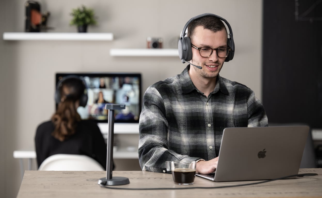 Casque De Travail Fokus – Réduction De Bruit Active Hybride, 50 Heures Autonomie - vue 5