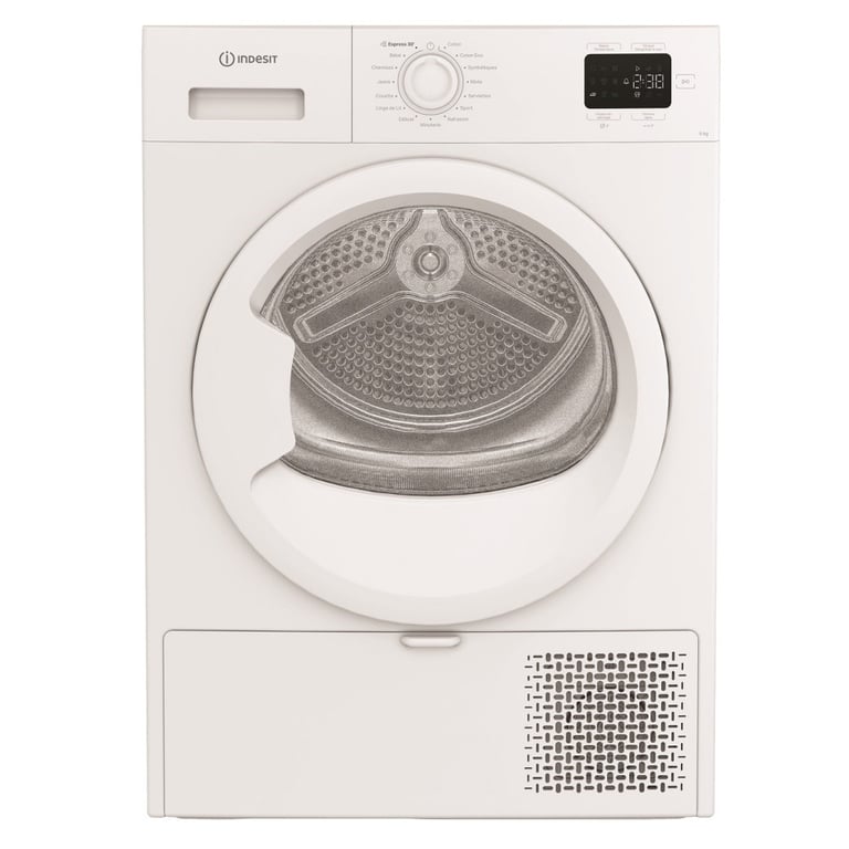 Sèche-Linge Frontal INDESIT CYD92DWWFR – Pompe à Chaleur, 9kg, Classe E - vue 10