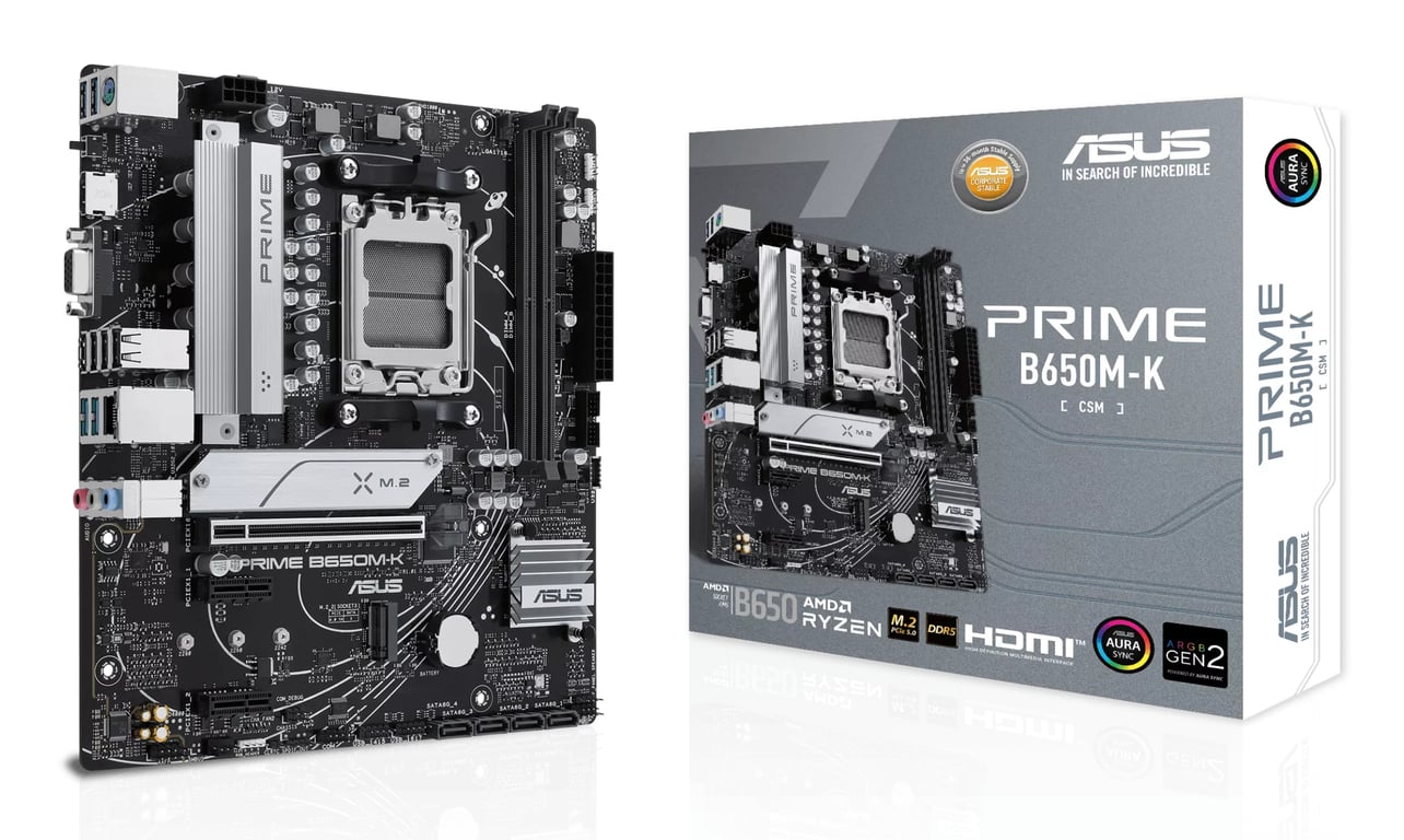 ASUS PRIME B650M K - vue 2