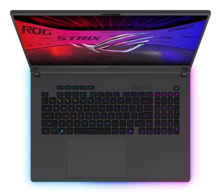 ASUS ROG Strix G18 G815JMR-ISCS8148W Intel® Core™ i7 i7-14650HX Ordinateur portable 45,7 cm (18'') WUXGA 16 Go DDR5-SDRAM 1 To SSD NVIDIA GeForce RTX 5060 Wi-Fi 7 (802.11be) Windows 11 Home Noir, Gris