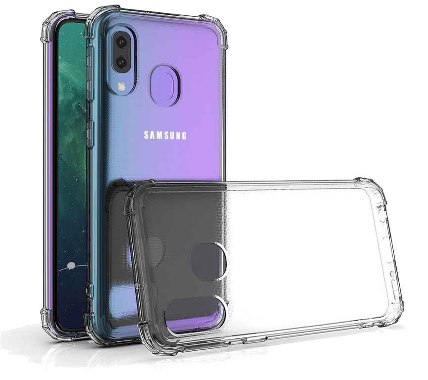 Coque Silicone Anti-Chocs pour SAMSUNG Galaxy A40 Transparente Protection Gel Souple