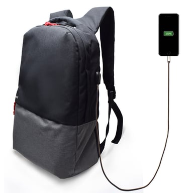 Ewent EW2529 maletines para portátil 43,9 cm (17.3'') Mochila Negro