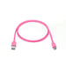 WE Cavo piatto da USB-C a USB da 1 m per Samsung S8/S9/S10, MacBook Pro, Google Pixel/Chromebook, Huawei P20/P30 Xiaomi - Fuschia