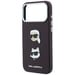 Étui Karl Lagerfeld Saffiano pour iPhone 18 Pro Max / 17 Pro Max, couleur bordeaux