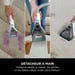 SHARK StainStriker PX200EUT - Smacchiatore, pulitore e aspirapolvere - portata 5,7 metri - compatto e portatile