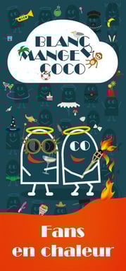 Blackrock Games Blanc Manger Coco Le Bonheur PARTAGÉ - Jeu d'ambiance - idéal Entre Amis et en Groupes - Jeu pour Adultes Amusant et décalé - apéro, soirée - 16 Ans et Plus - 2 à 16 Joueurs