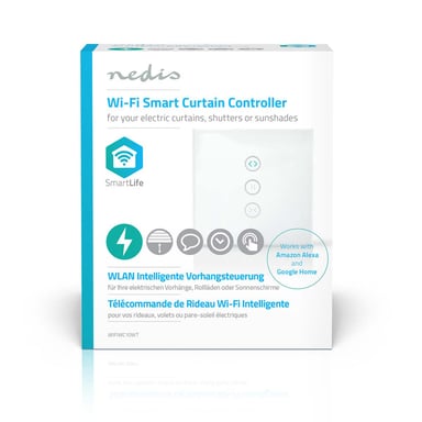 Nedis WIFIWC10WT émetteur de maison intelligente Avec fil &sans fil Mural WWAN