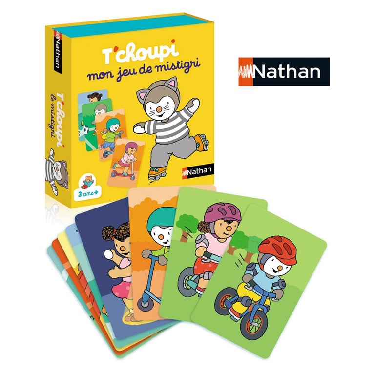 Mon jeu de Mistigri T'choupi Dujardin Nathan - vue 5
