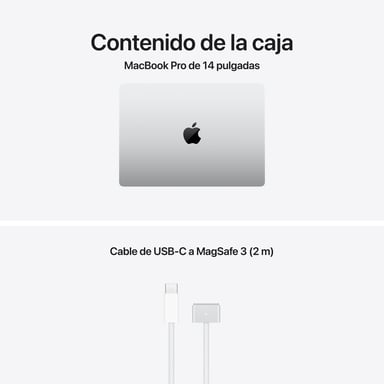 MacBook Pro M5 Pro (2026) de 14'', 1 TB, RAM 24 GB, GPU Apple 16, color plata - QWERTY ES