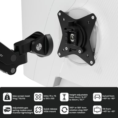 Alzare Neo – supporto monitor con braccio a gas
