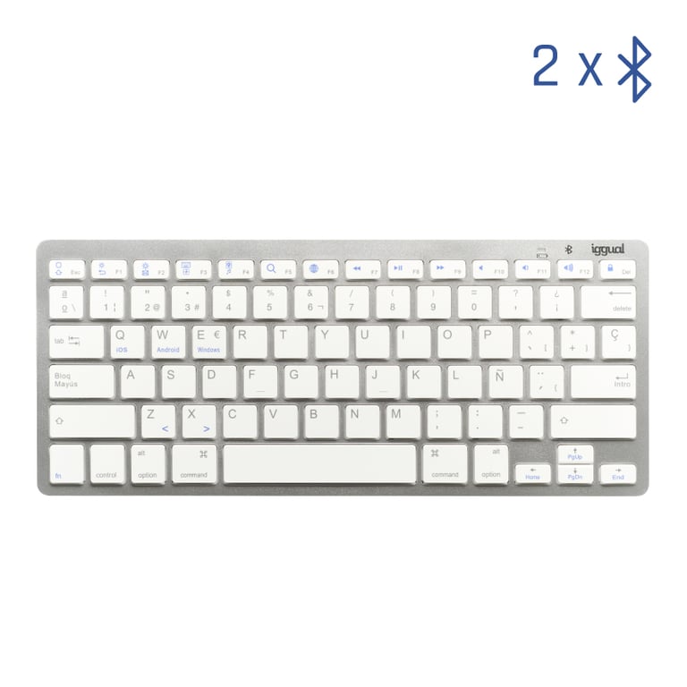 iggual TKL BK clavier Universel Bluetooth QWERTY Espagnole Neuf