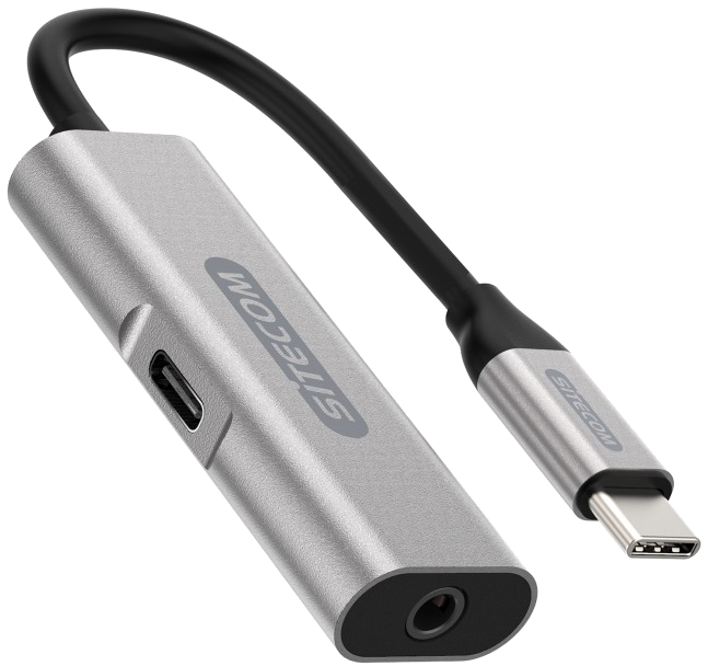 Adaptateur USB 3.1 USB-C => USB-C PD/Jack 3,52mm CN-396