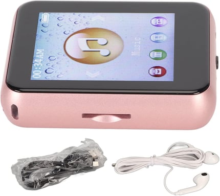 Lecteur MP3 Bluetooth 5.0 avec écran Tactile de 1,8 Pouces or rose