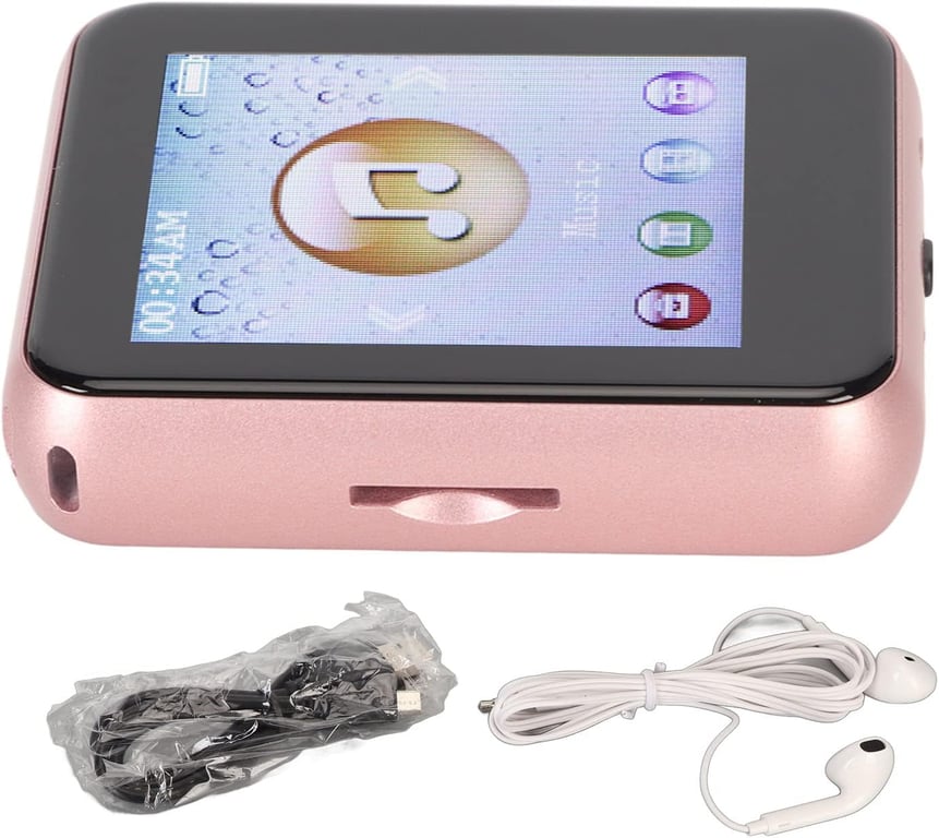 Lecteur MP3 Bluetooth 5.0 avec écran Tactile de 1 8 Pouces or Neuf