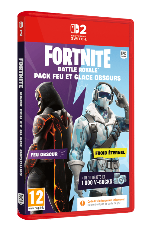 Fortnite Darkfire & Ice Bundle Code in a box Nintendo Switch 2 - vue 5