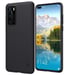 Nillkin Funda para Huawei P40 Serie Super Frosted Shield Compatible con Carga Qi Negro