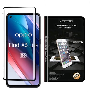OPPO Find X3 LITE 5G vitre protection écran noir