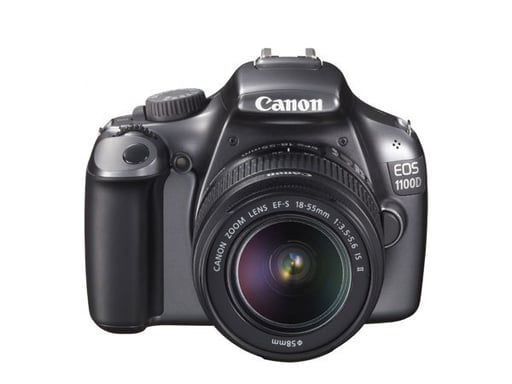 Canon EOS 1100D + EF-S 18-55mm Kit d'appareil-photo SLR 12,2 MP CMOS 4272 x 2848 pixels Gris