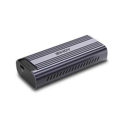 Lindy 43394 Boîtier de disques de stockage Enceinte ssd Gris M.2