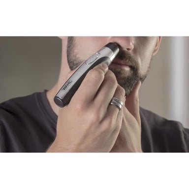 Cortadora de precisión - WAHL - KIT DE VIAJE DELUXE - 4 alturas de corte - Negro / Plata