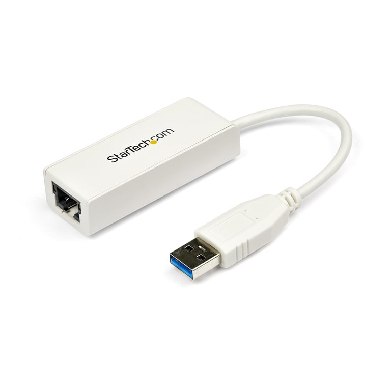 StarTech.com Adaptateur Réseau USB 3.0 vers Gigabit Ethernet, 10/100/1000 Mbps, USB vers RJ45, Adaptateur USB 3.0 vers LAN, Adaptateur Ethernet USB 3.0 (GbE), Conformité TAA - Neuf