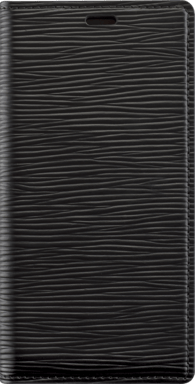 Diarycase 2.0 Funda de piel auténtica con soporte magnético para Apple iPhone 11 Pro, negro medianoche