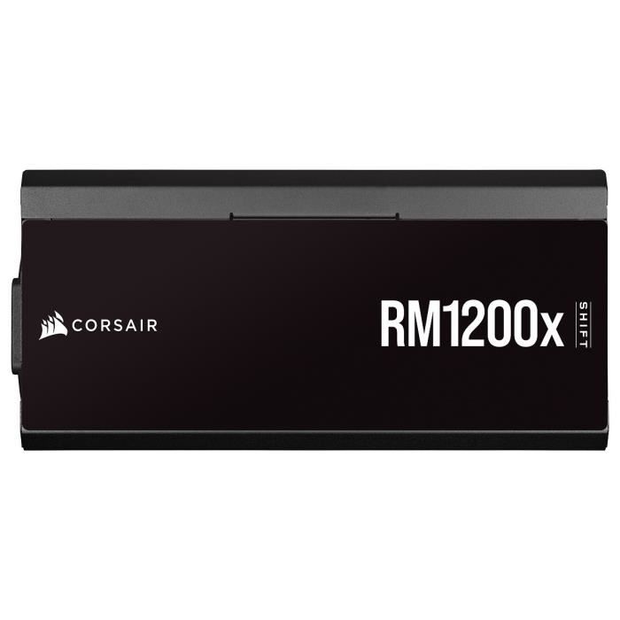 CORSAIR - RM1200x - Bloc d'alimentation - 1200 Watt - RMx Shift Series - Certifié 80 PLUS Gold (CP-9020254-EU) - Neuf