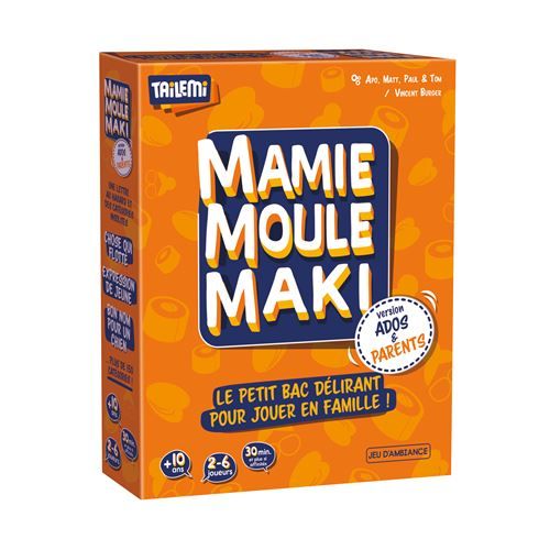 Jeu d'ambiance Tailemi Mamie Moule Maki Ados & Parents - Neuf