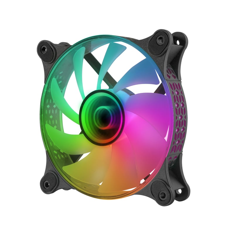 Mars Gaming MF3D système de refroidissement d'ordinateur Boitier PC Ventilateur 12 cm 1 pièce Neuf - vue 2