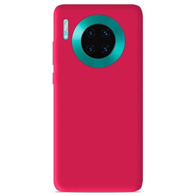 Coque silicone unie Mat Rose compatible Huawei Mate 30