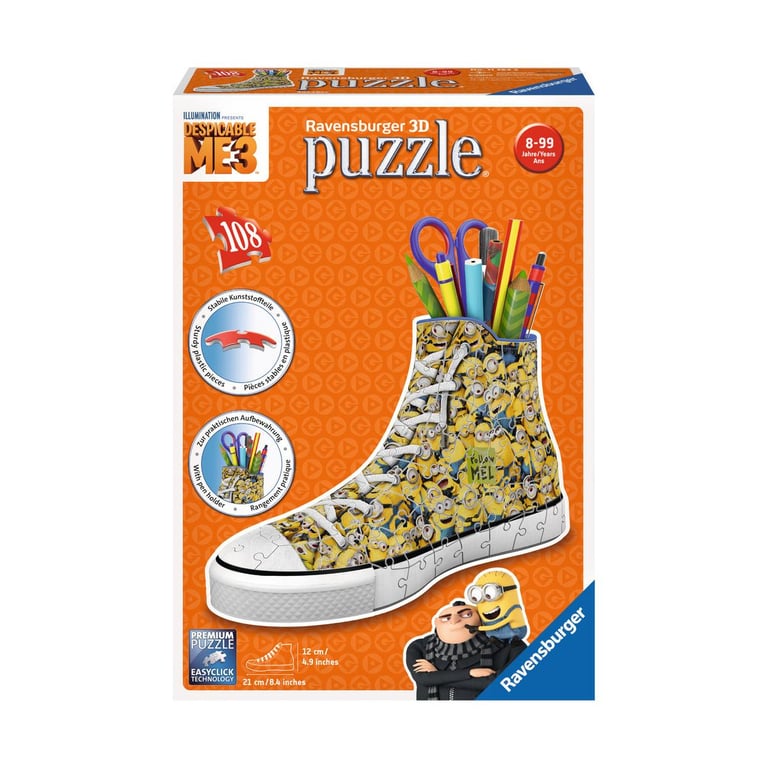 Ravensburger Puzzle 3D Sneaker Minions 2 Neuf - vue 3