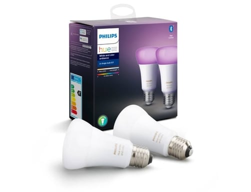 Bombillas LED conectadas PHILIPS Hue White & Color Ambiance E27 - compatibles con Bluetooth