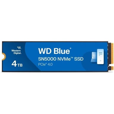 WD Blue SN5000 WDS400T4B0E - SSD - 4 TB - internal - M.2 2280 - PCIe 4.0 x4 (NVMe)